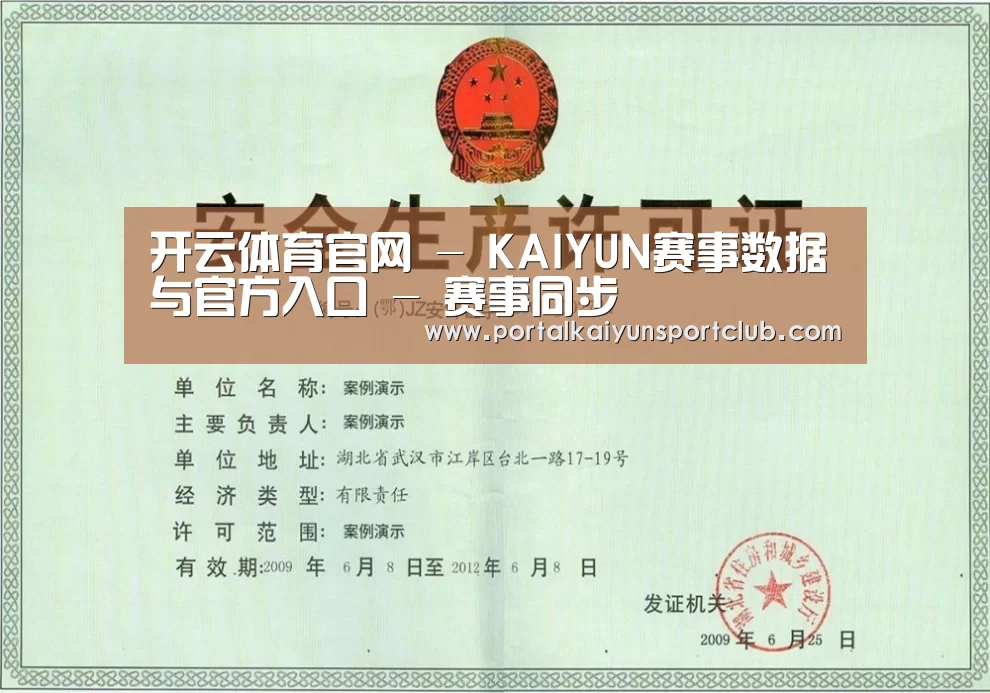 KAIYUN官网荣誉证书三